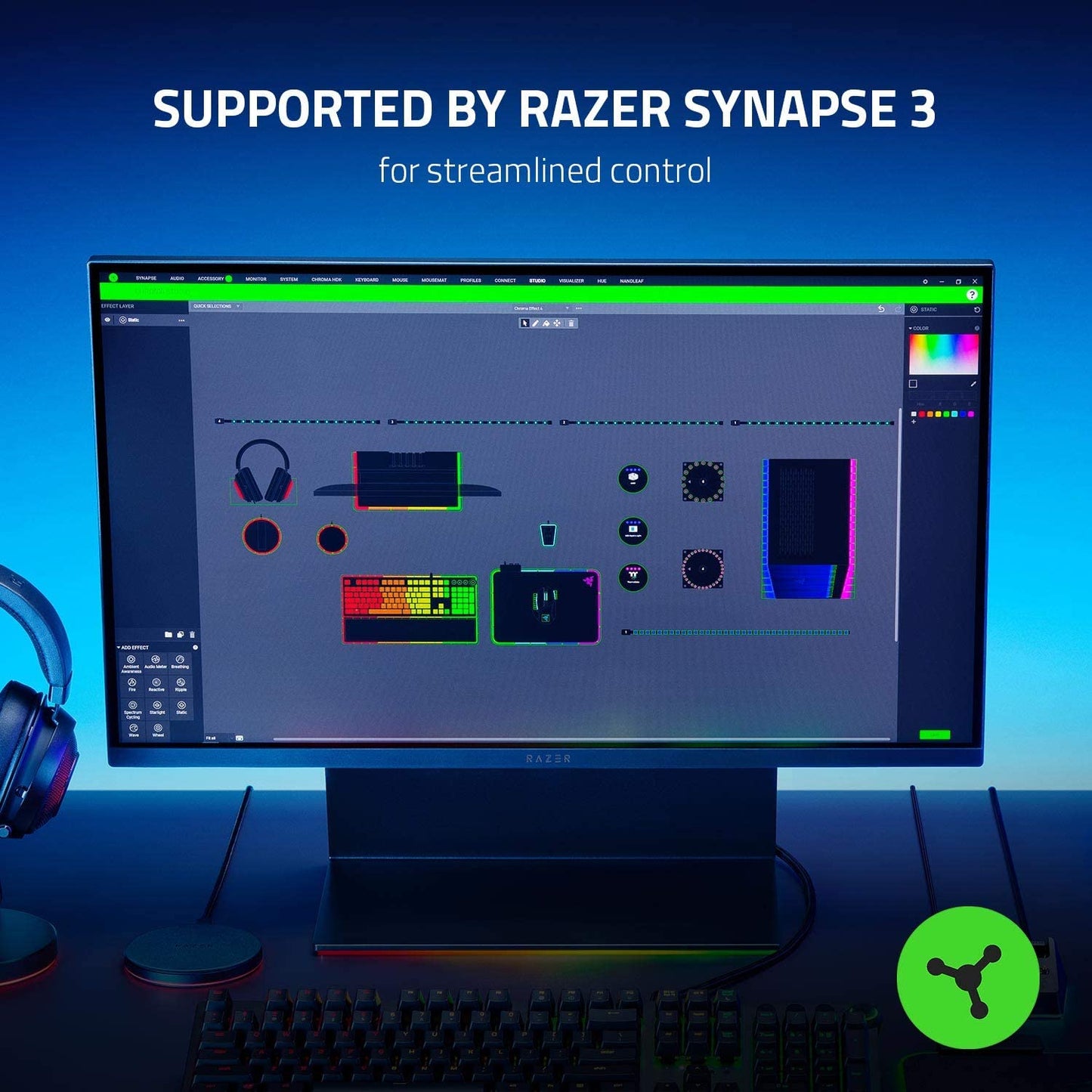 Controlador Razer Chroma Addressable Rgb Compact Argb Ws2812b – imagen 6