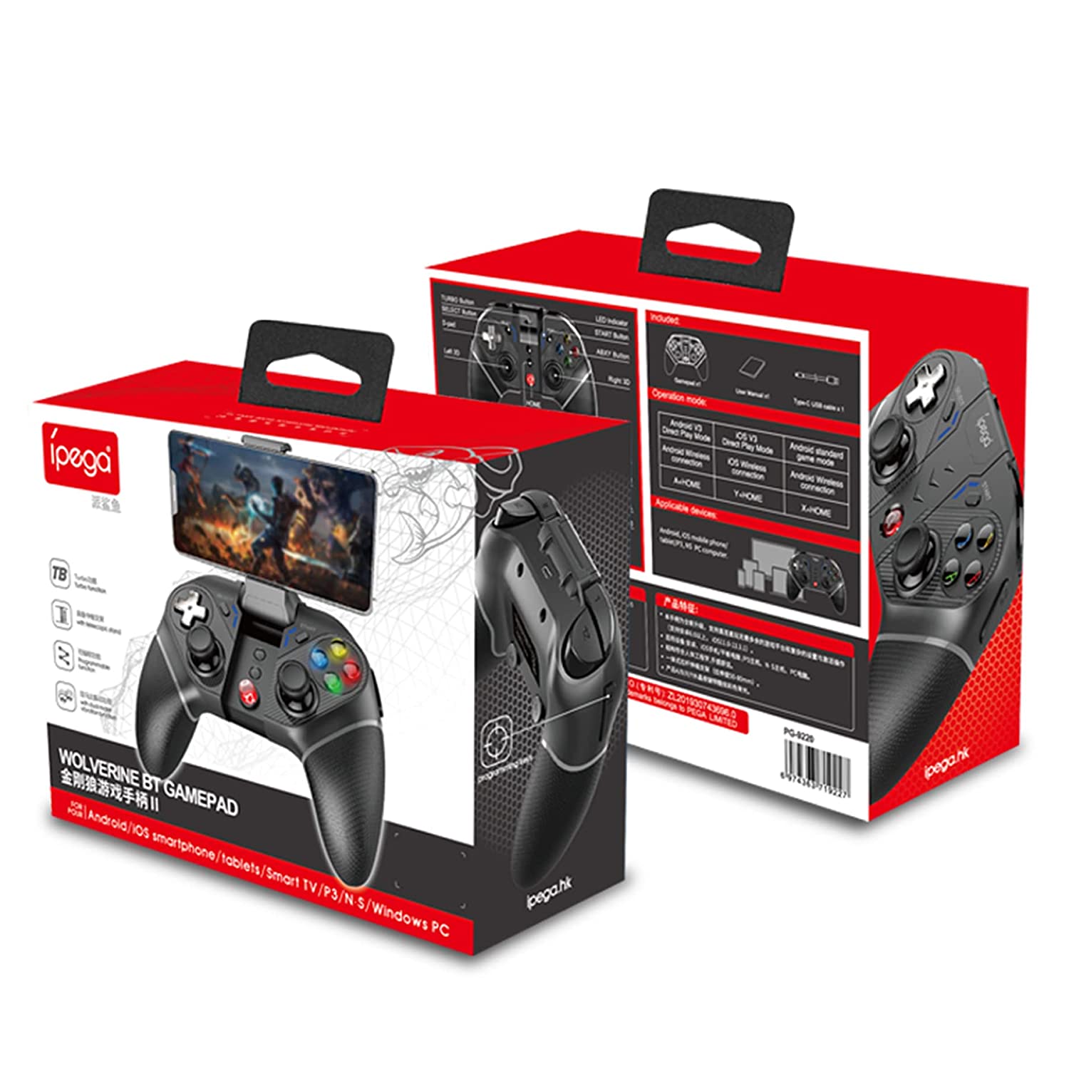 Control Joystick Bluetooth Ipega Pg-9220 Nintendo Switch Android iOS PC PS3 – imagen 4