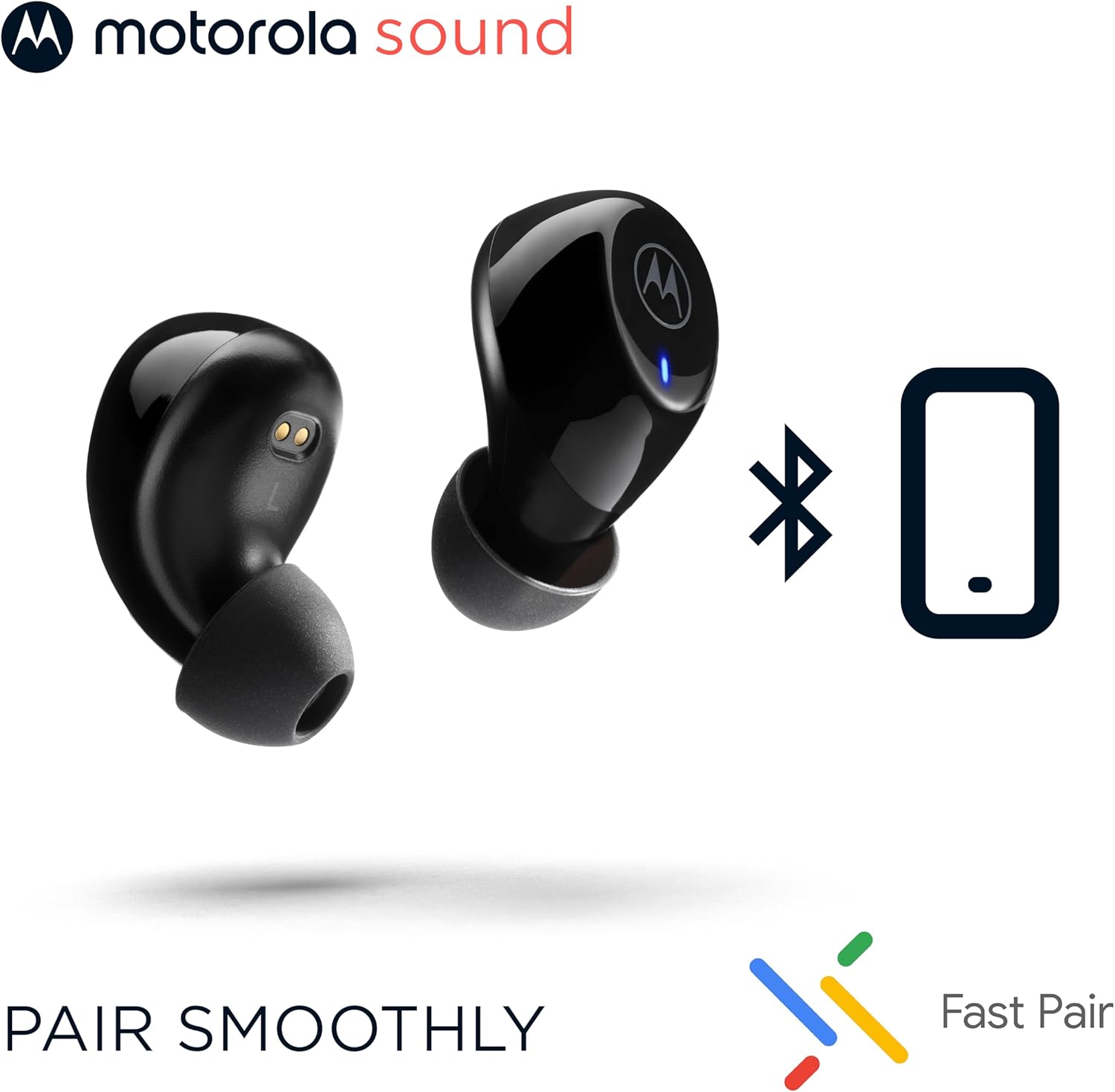 Audifonos Bluetooth Motorola Motobuds 105 Tws Negro – imagen 3
