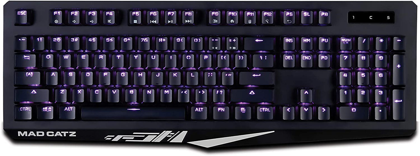 Teclado Gamer Mecanico Mad Catz Striker 4 Rgb Negro – imagen 4