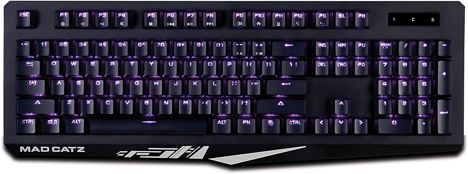 Teclado Gamer Mecanico Mad Catz Striker 4 Rgb Negro – imagen 4