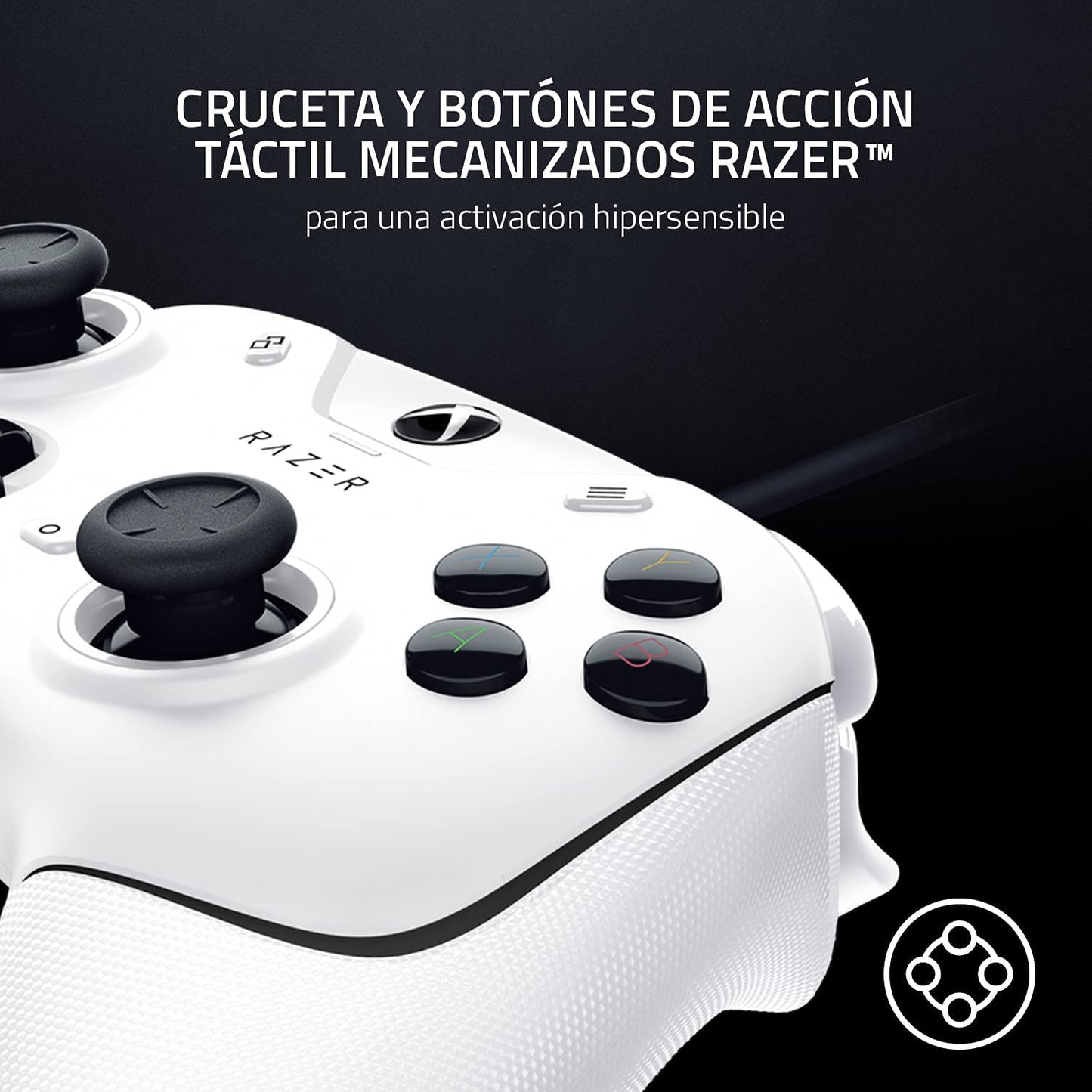 Control Joystick Razer Wolverine V2 Xbox One Series X S Pc Blanco – imagen 2