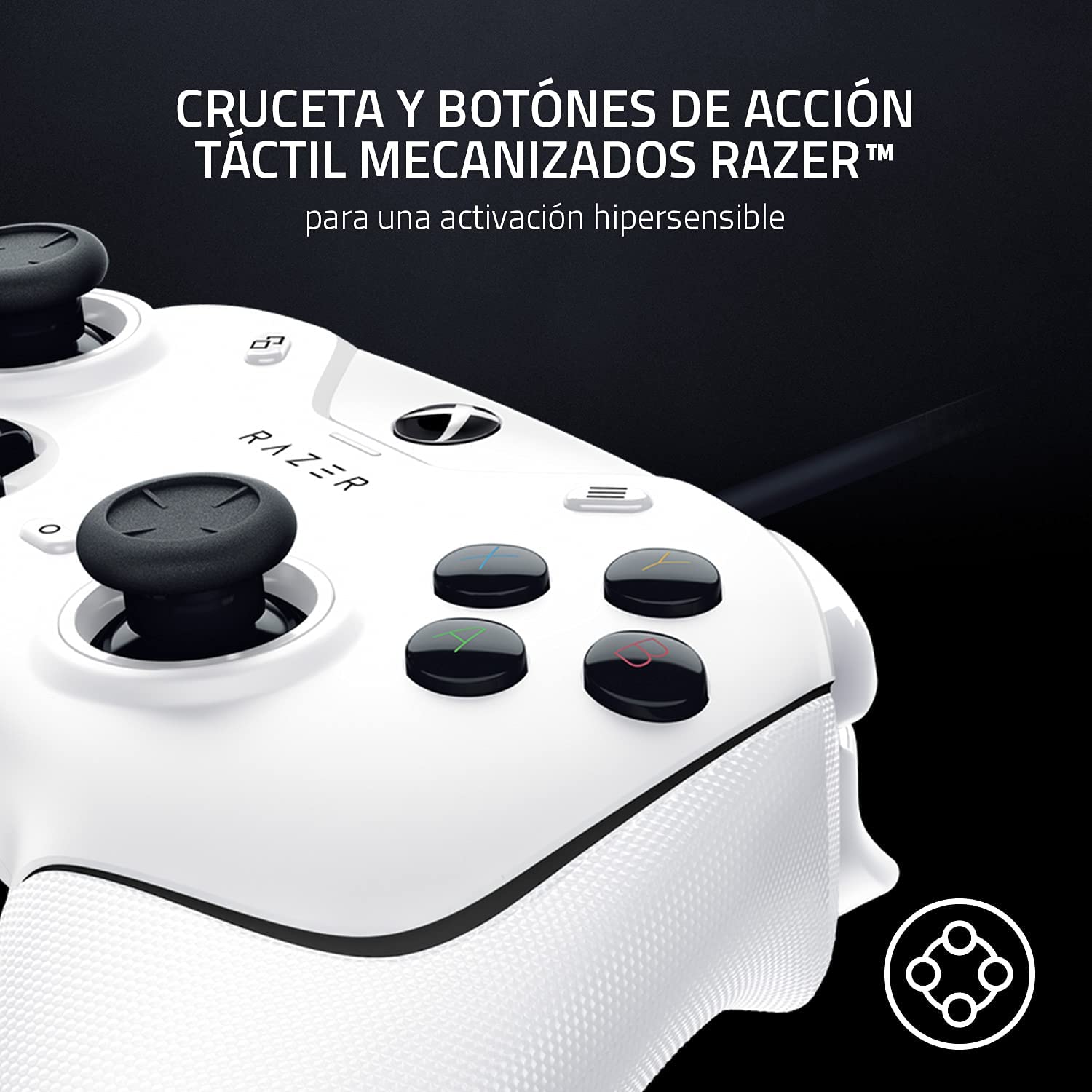 Control Joystick Razer Wolverine V2 Xbox One Series X S Pc Blanco – imagen 2