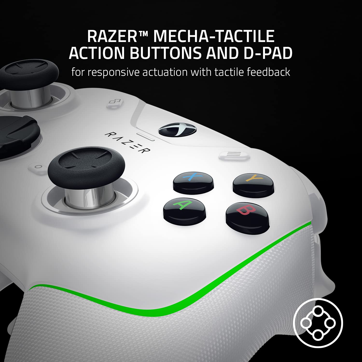 Control Joystick Razer Wolverine V2 Chroma Xbox One Series X/S Pc Blanco – imagen 3