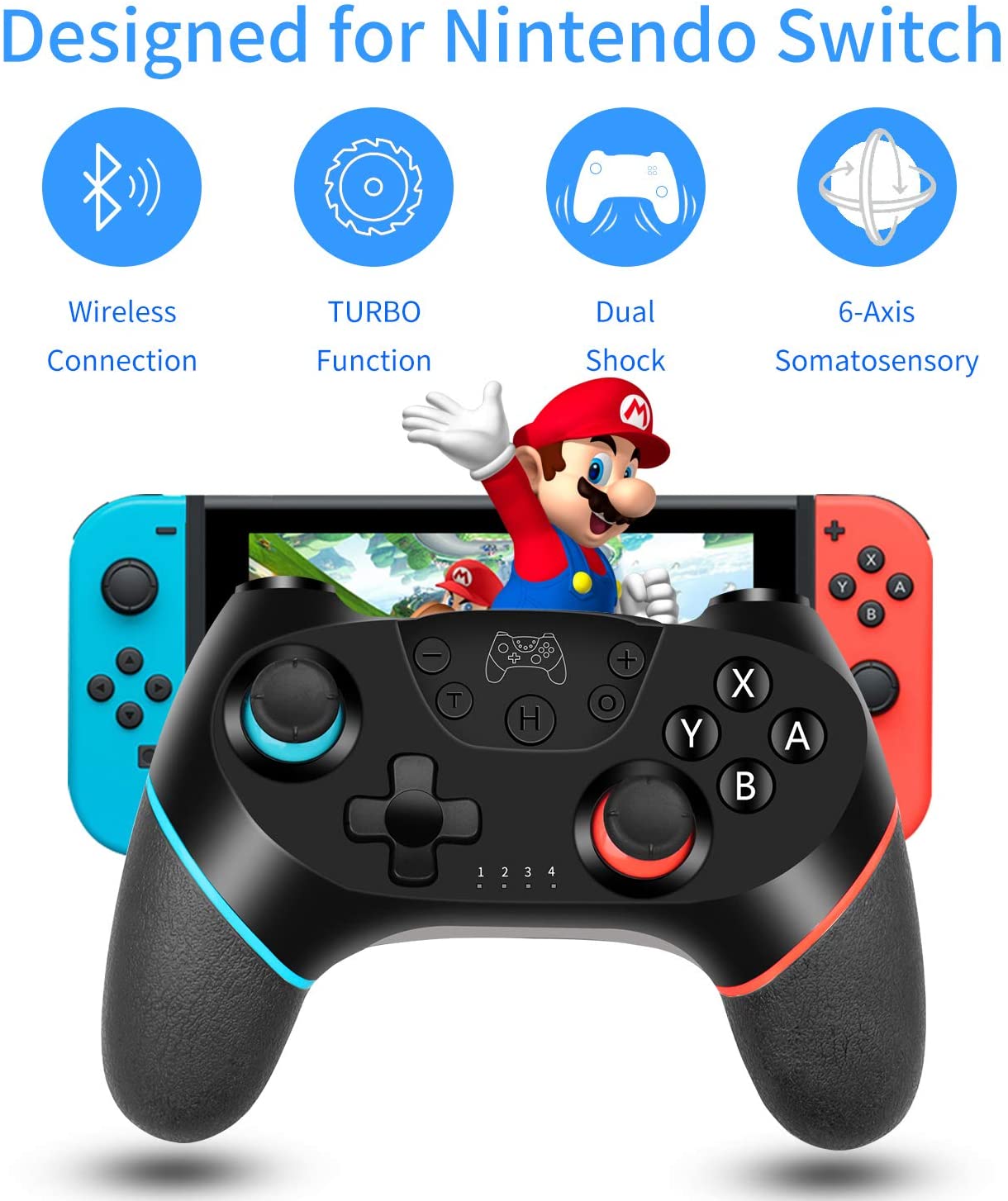 Control Mando Gamepad Nintendo Switch Inalámbrico Bluetooth – imagen 5