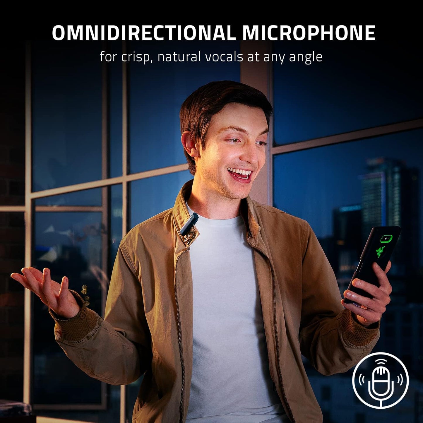 Micrófono Razer Seiren Bluetooth Para Streaming Móvil Negro – imagen 4