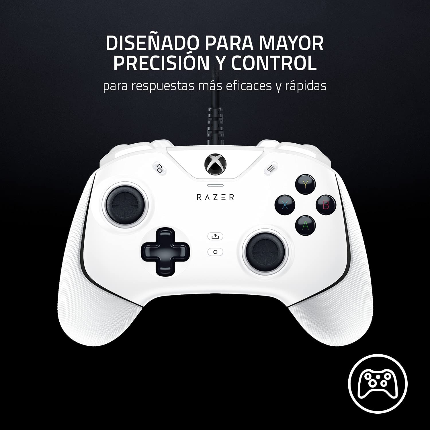 Control Joystick Razer Wolverine V2 Xbox One Series X S Pc Blanco – imagen 3