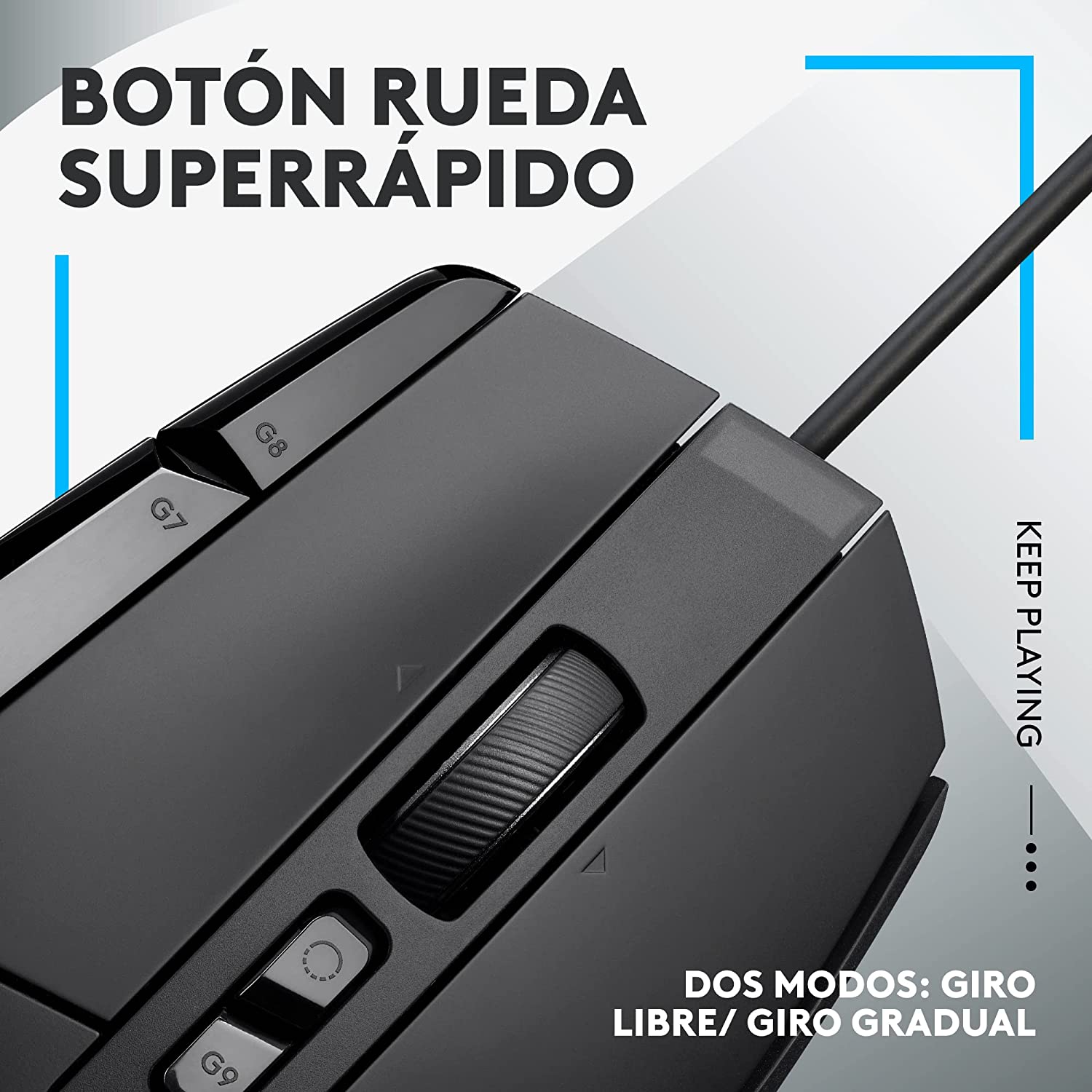 Mouse Gamer Logitech G502 X 25000dpi Negro – imagen 4