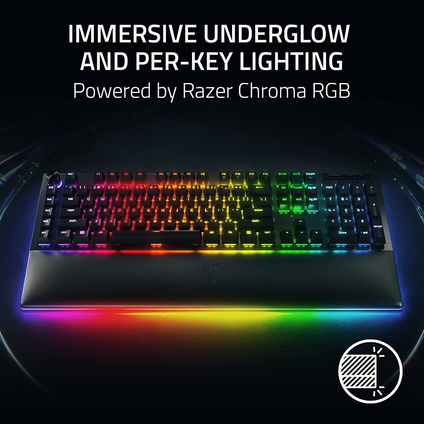 Teclado Gamer Razer Mecanico Blackwidow V4 Pro Switch Green Negro – imagen 2