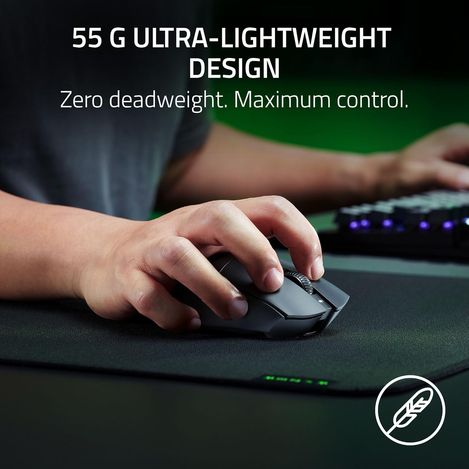 Mouse Gamer Razer Deathadder V3 HyperSpeed Negro – imagen 3