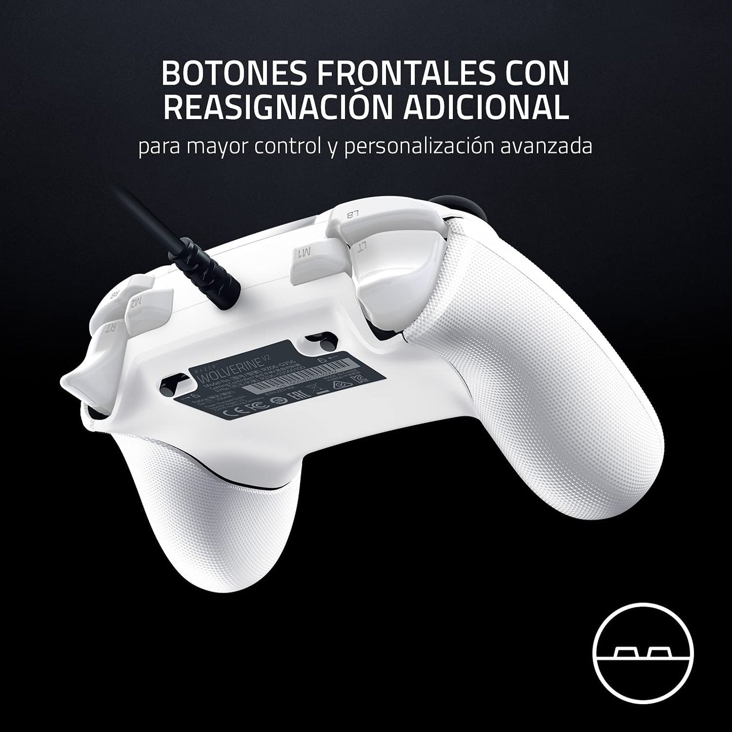 Control Joystick Razer Wolverine V2 Xbox One Series X S Pc Blanco – imagen 4