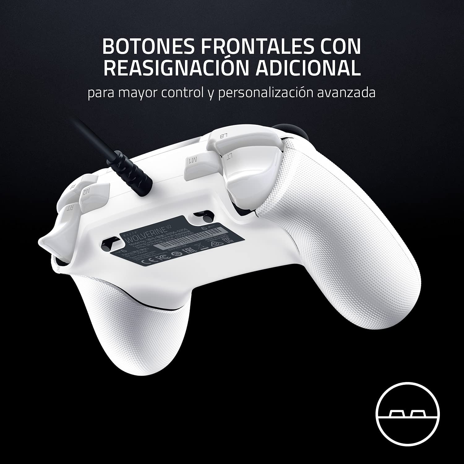Control Joystick Razer Wolverine V2 Xbox One Series X S Pc Blanco – imagen 4