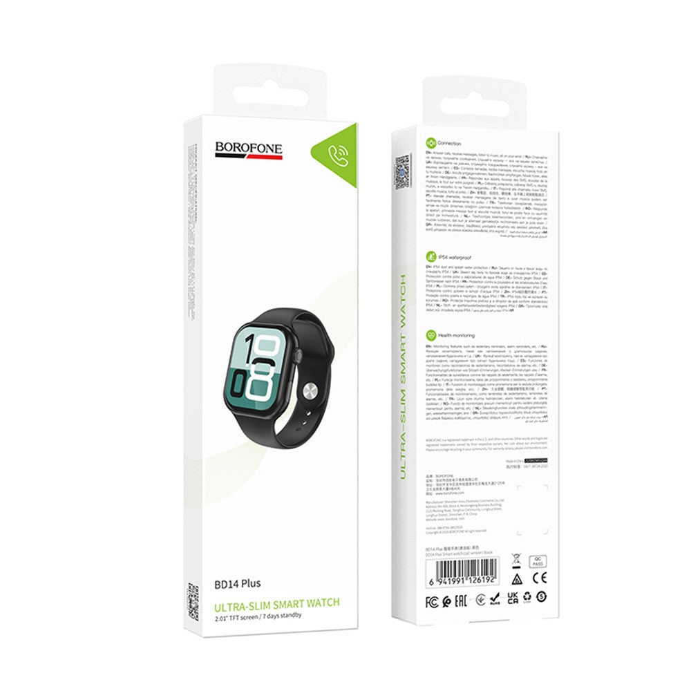 Reloj Smartwatch Borofone Bd14 Plus Llamadas Negro – imagen 3