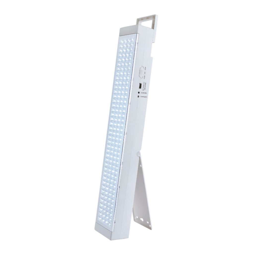 Lampara Emergencia Recargable 160 Led Powerlab Blanco – imagen 3