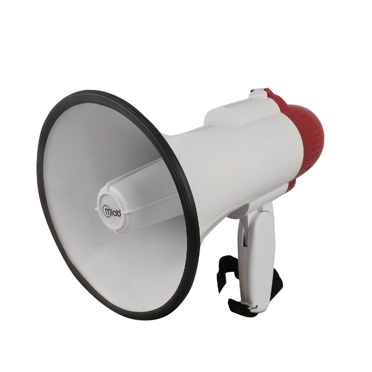 Megáfono Recargable 20w Sirena Graba Voz Recargable Blanco