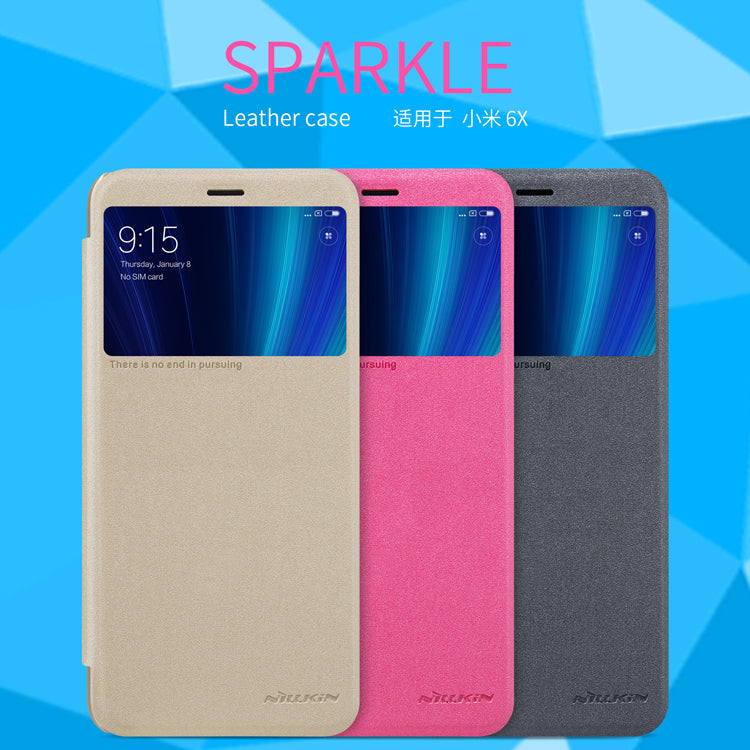 Xiaomi Mi A2 Flip Cover Sparkle Nillkin