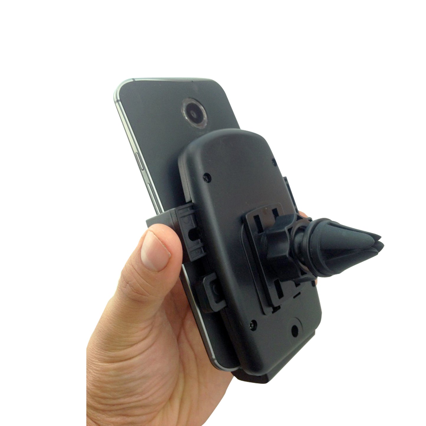 Soporte De Auto Smartphone Automatico Microlab 7551 Negro – imagen 2