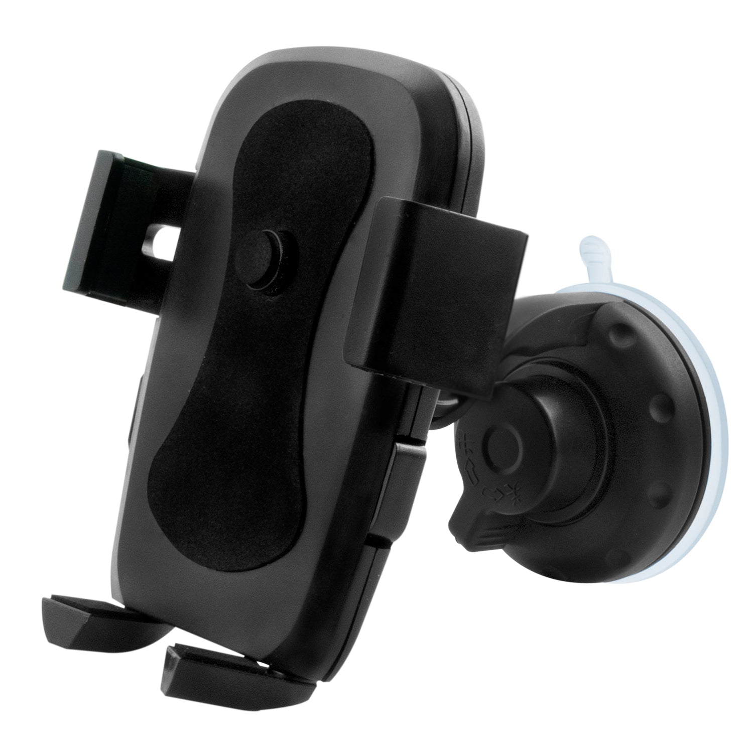 Soporte De Auto Smartphone Succion Microlab 7552 Negro – imagen 2
