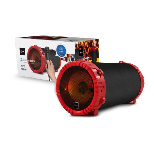 Parlante Bluetooth Karaoke Microlab Zukakaraoke 7583 Rojo – imagen 3