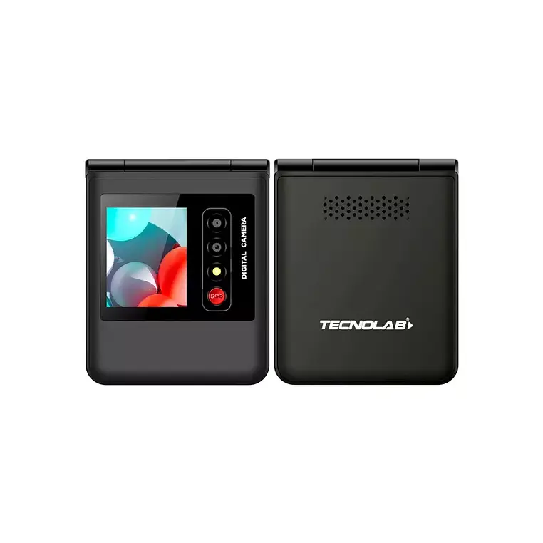 Telefono Celular Senior Adulto Mayor Tecnolab Tl709 Dual Sim Sos 4g Negro – imagen 2