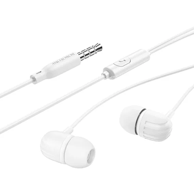 Audífonos In Ear Borofone Bm77 3.5mm Ascending Blanco