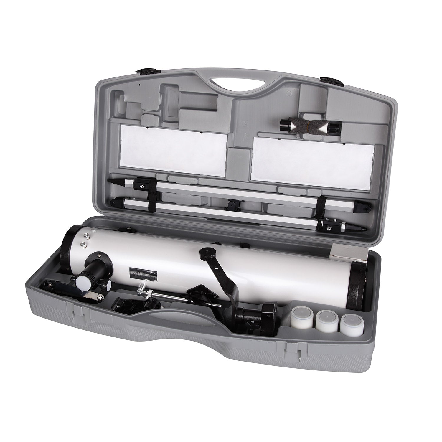Telescopio Microlab Portable 76×700 Modelo 7711 Gris – imagen 2