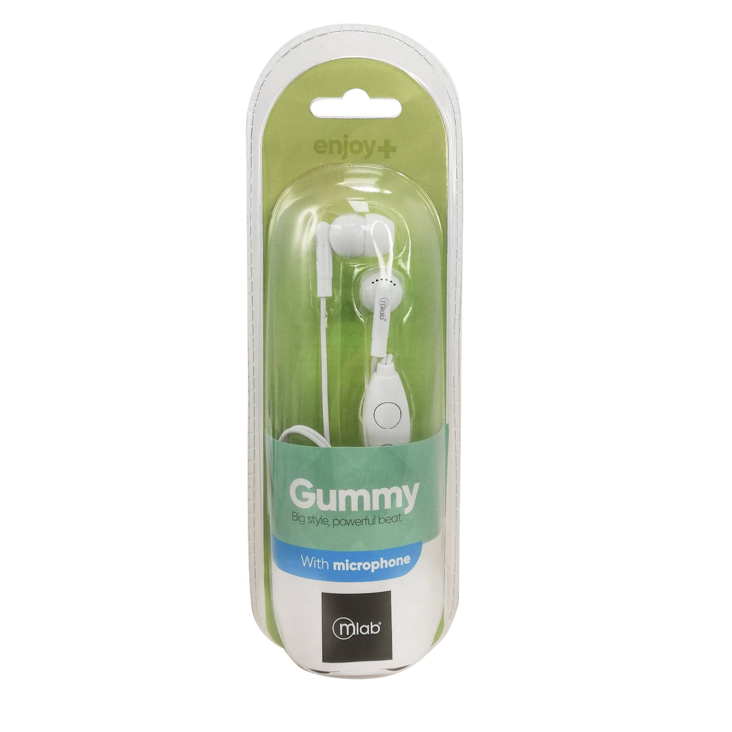 Audifonos In Ear Twins Microlab Gummy Blanco – imagen 2