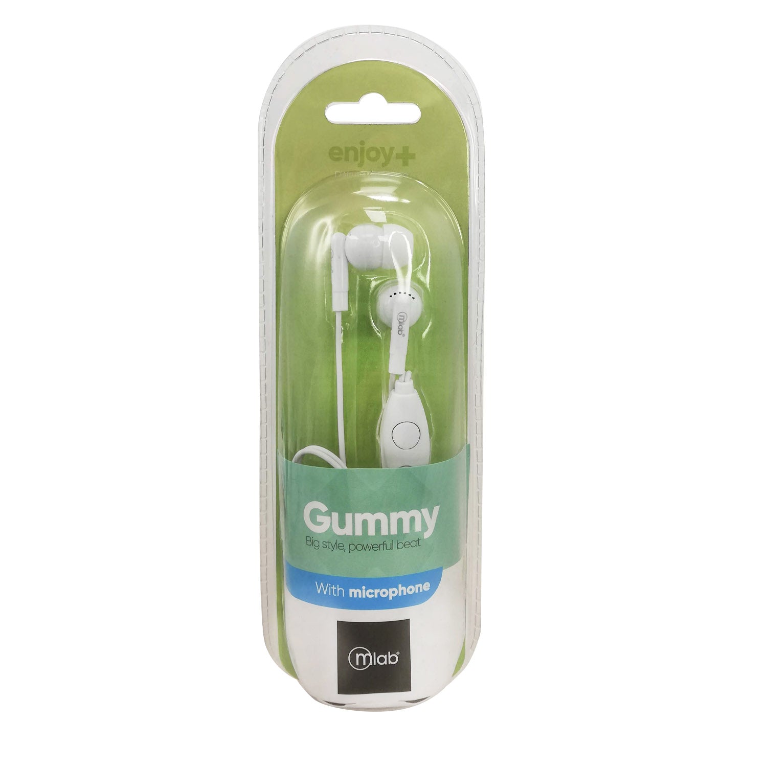 Audifonos In Ear Twins Microlab Gummy Blanco – imagen 2