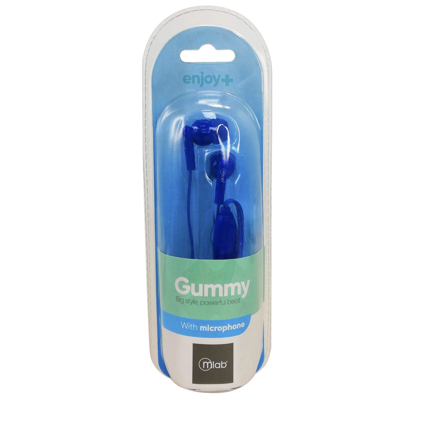 Audifonos In Ear Twins Microlab Gummy Azul – imagen 2