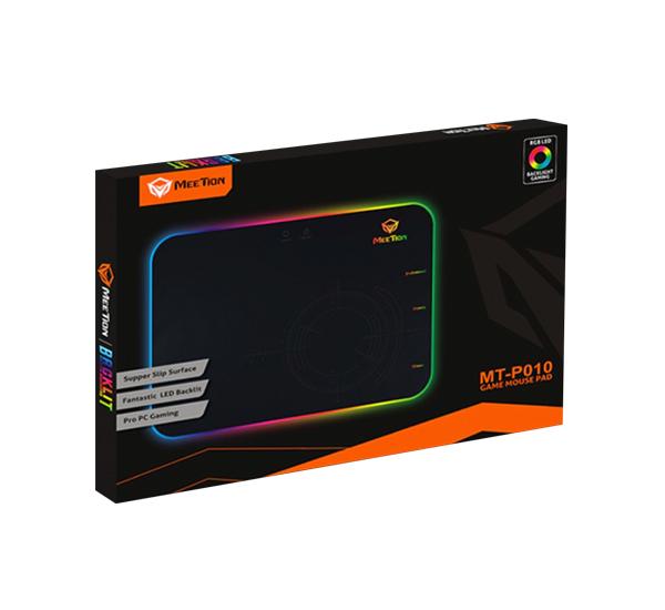 Mousepad Gamer Meetion Backlit 36x26cm Negro – imagen 2