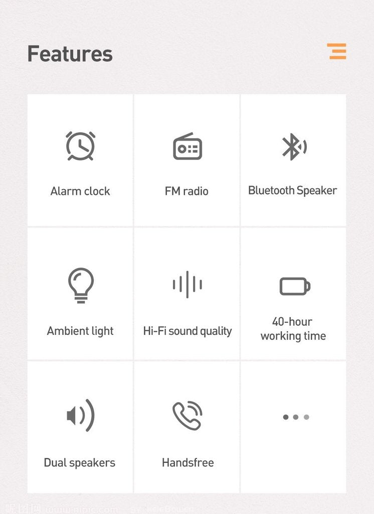 Radio Reloj Bluetooth Fm Encok E09 Baseus Negro – imagen 3