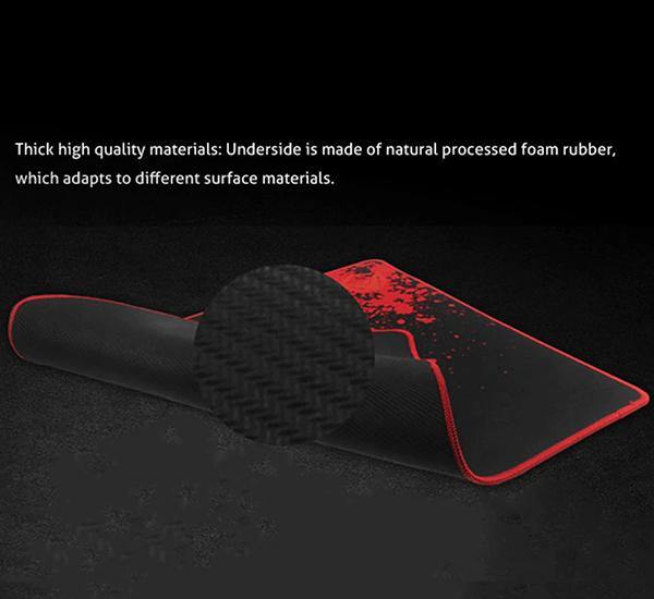 Mousepad Gamer Meetion Rubber MT-P110 43x35cm Negro – imagen 2