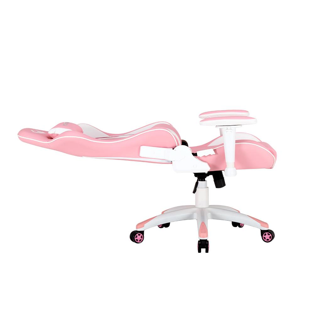 Silla Gamer Meetion CHR16 Rosado Blanco – imagen 2