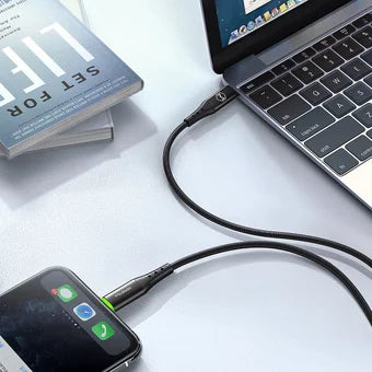 Cable Tipo C A Lightning 36W 1.2 Metros McDodo Negro – imagen 3