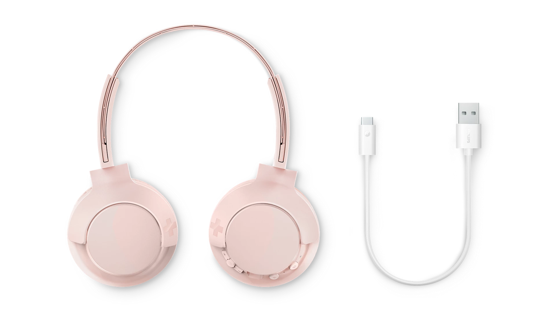 Audífonos On Ear Bluetooth Philips Shb3075 Bass+ 60 Horas Rosa – imagen 3
