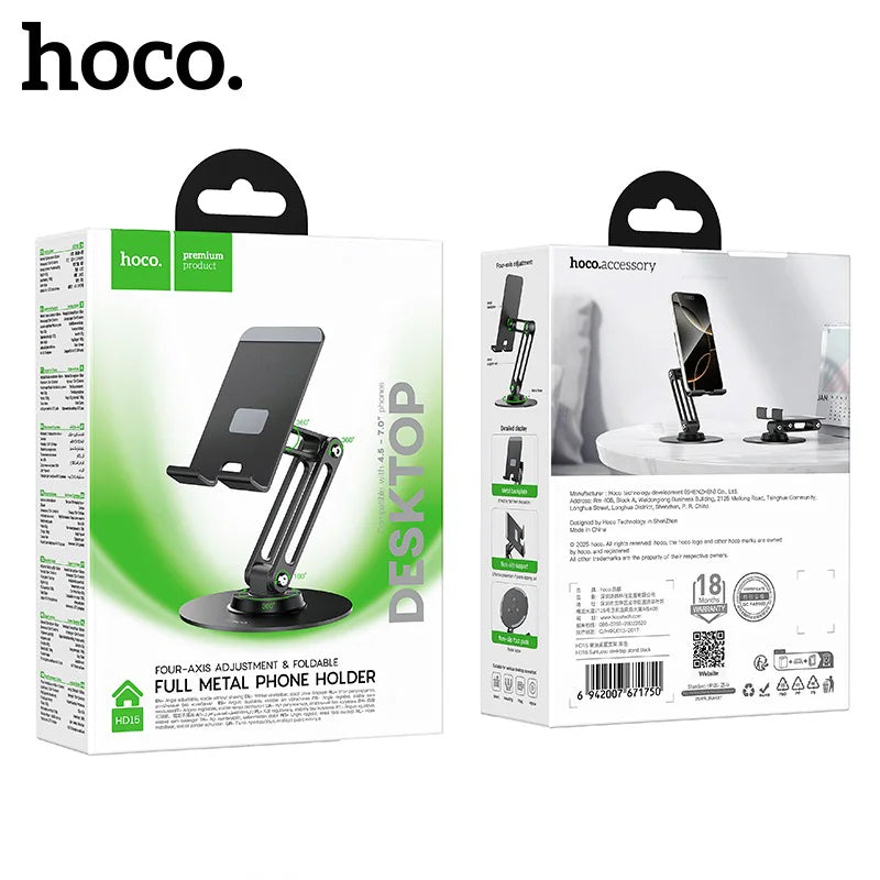 Soporte Escritorio Metalico Hoco Hd15 4 Ejes Gris – imagen 3