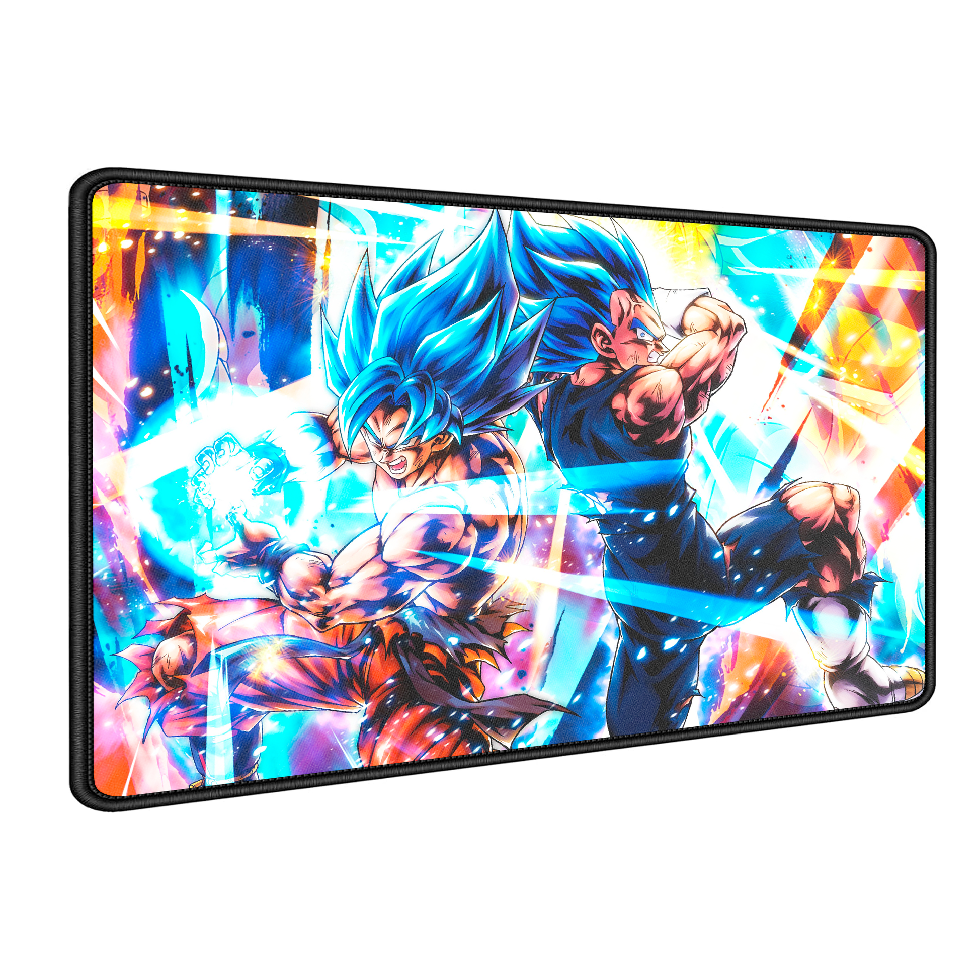 Mousepad Gamer Antideslizante 70x30 Diseño Goku Vegeta blue