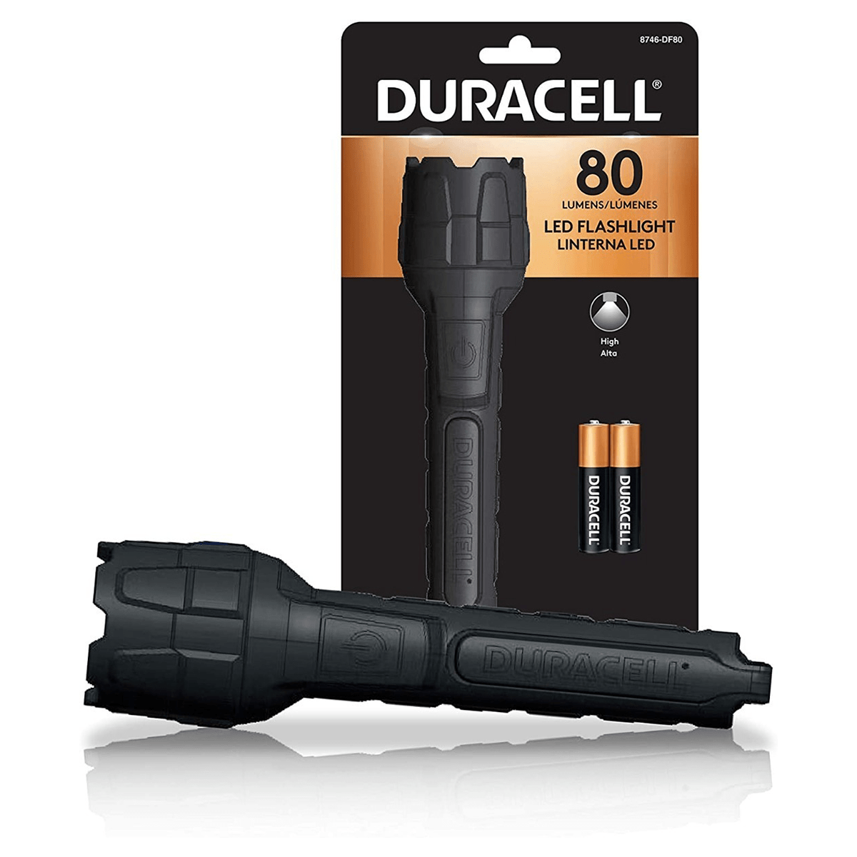 Linterna Led Duracell 80 Lumen Flashlight Negro