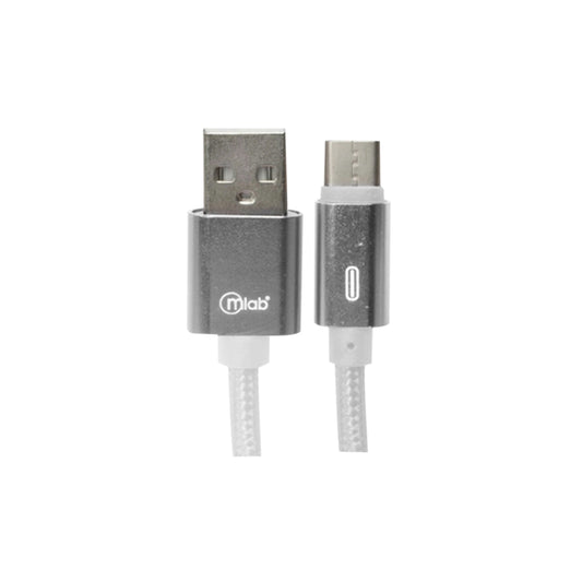 Cable Usb Tipo C Microlab Gris