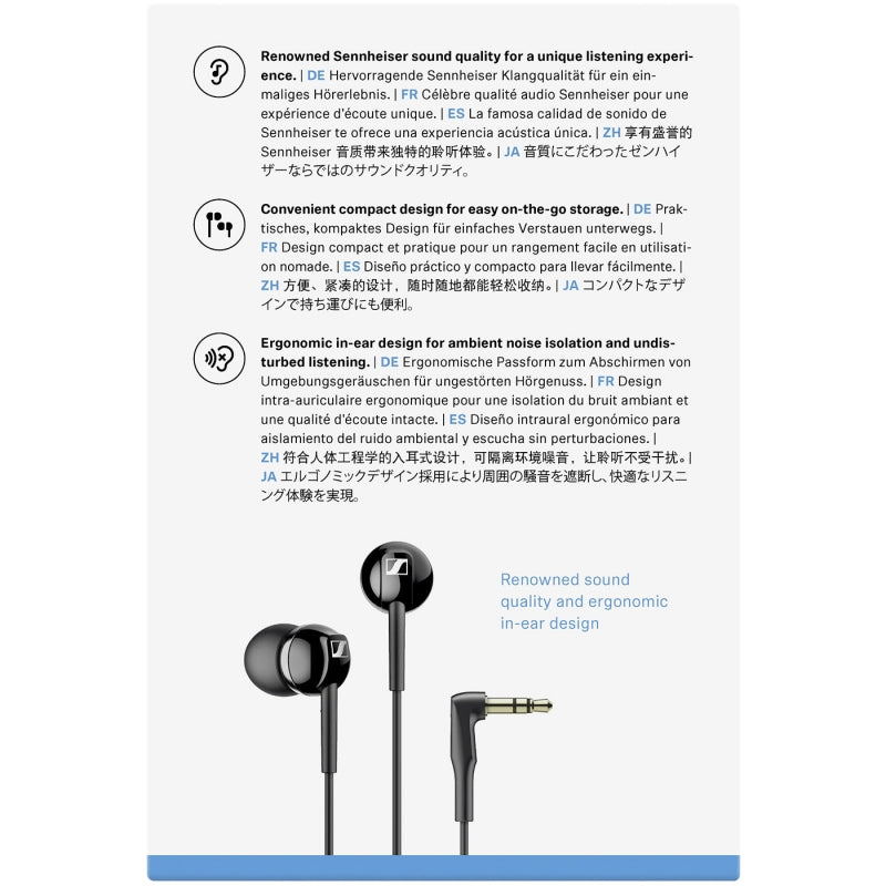Audífono Sennheiser In Ear Cx 100 (solo color blanco) – imagen 3
