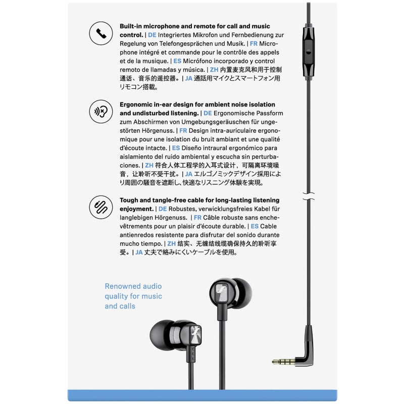 Audífono Sennheiser In Ear Cx 300s Negro – imagen 2
