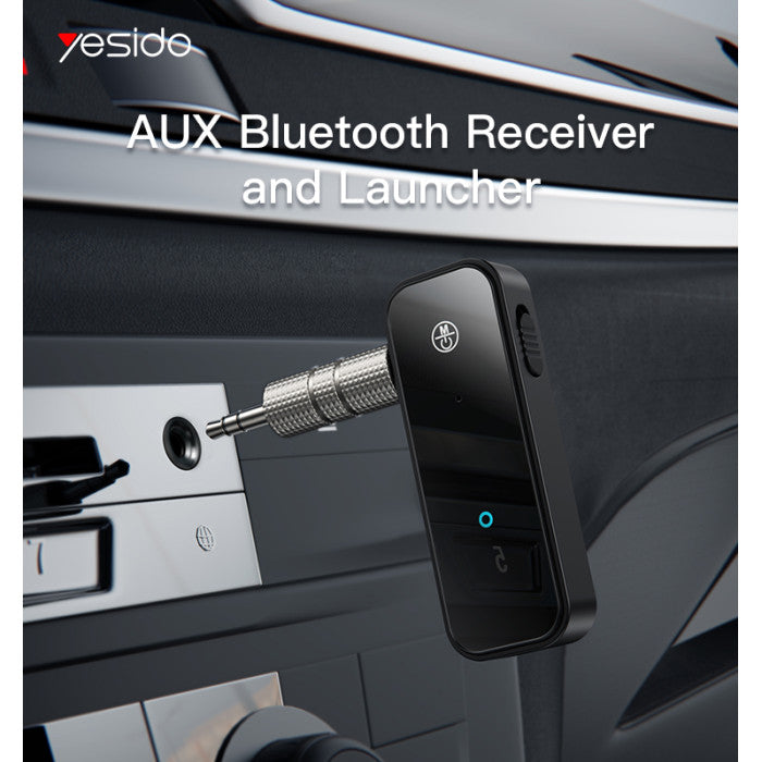 Receptor y Transmisor De Audio Bluetooth Yesido Yau25 Negro – imagen 3