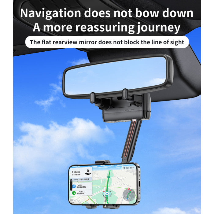 Soporte De Auto Para Retrovisor Yesido C265 Negro – imagen 3