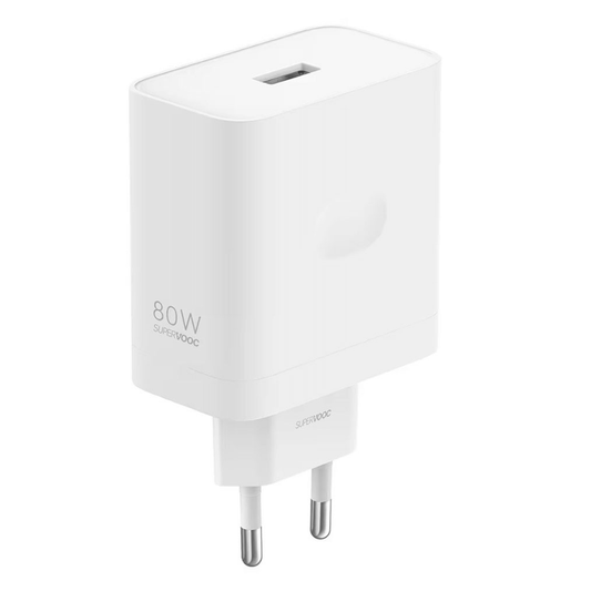 Cargador Carga Rapida Original Realme Supervooc 80w Blanco