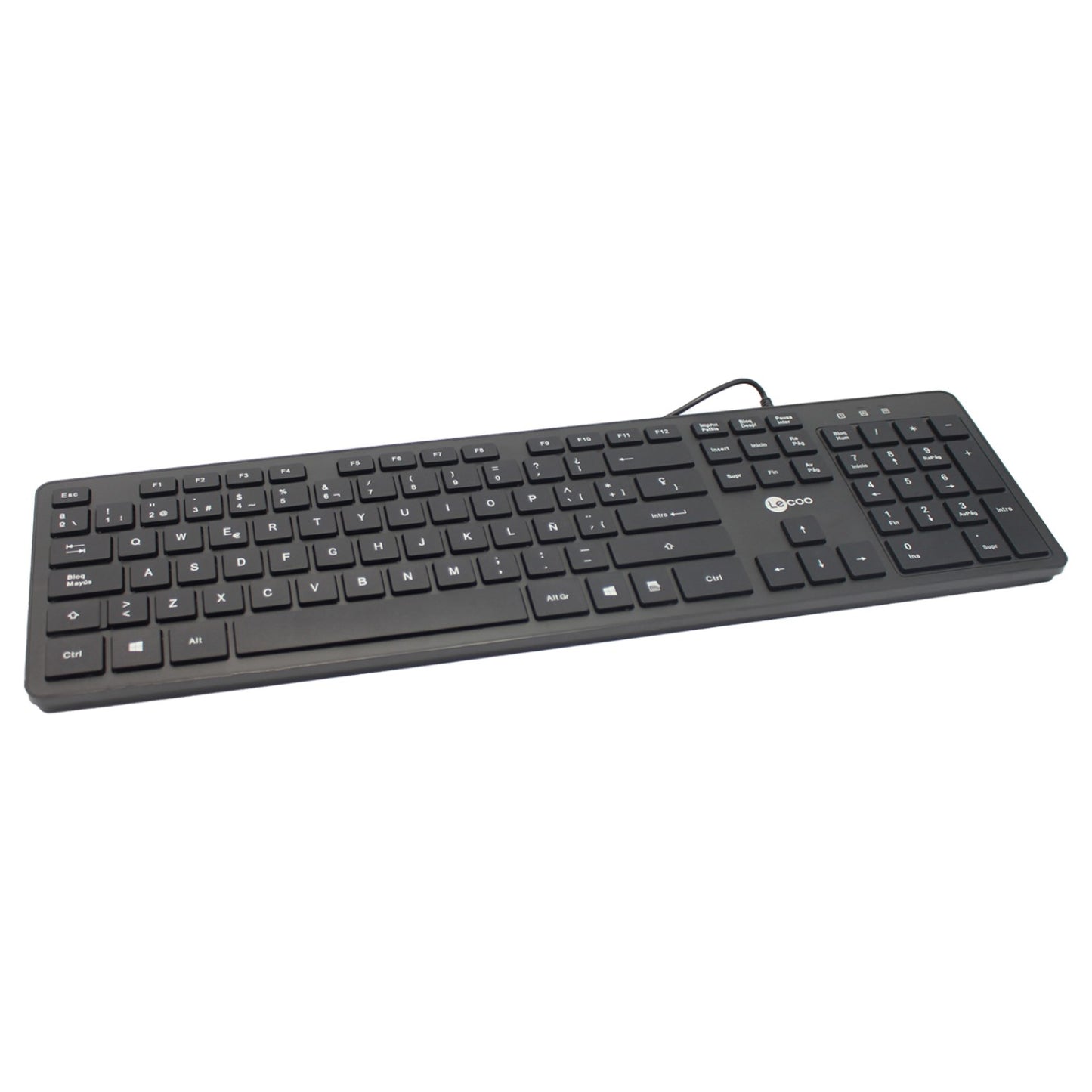 Teclado Con Cable Lenovo Leeco KB102 Negro – imagen 3