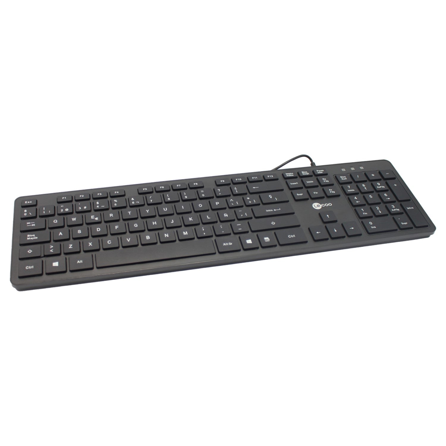 Teclado Con Cable Lenovo Leeco KB102 Negro – imagen 3