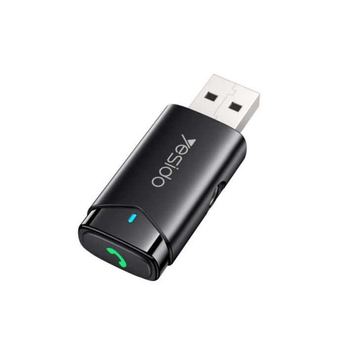 Receptor y Transmisor De Audio Bluetooth Yesido Yau40 Negro