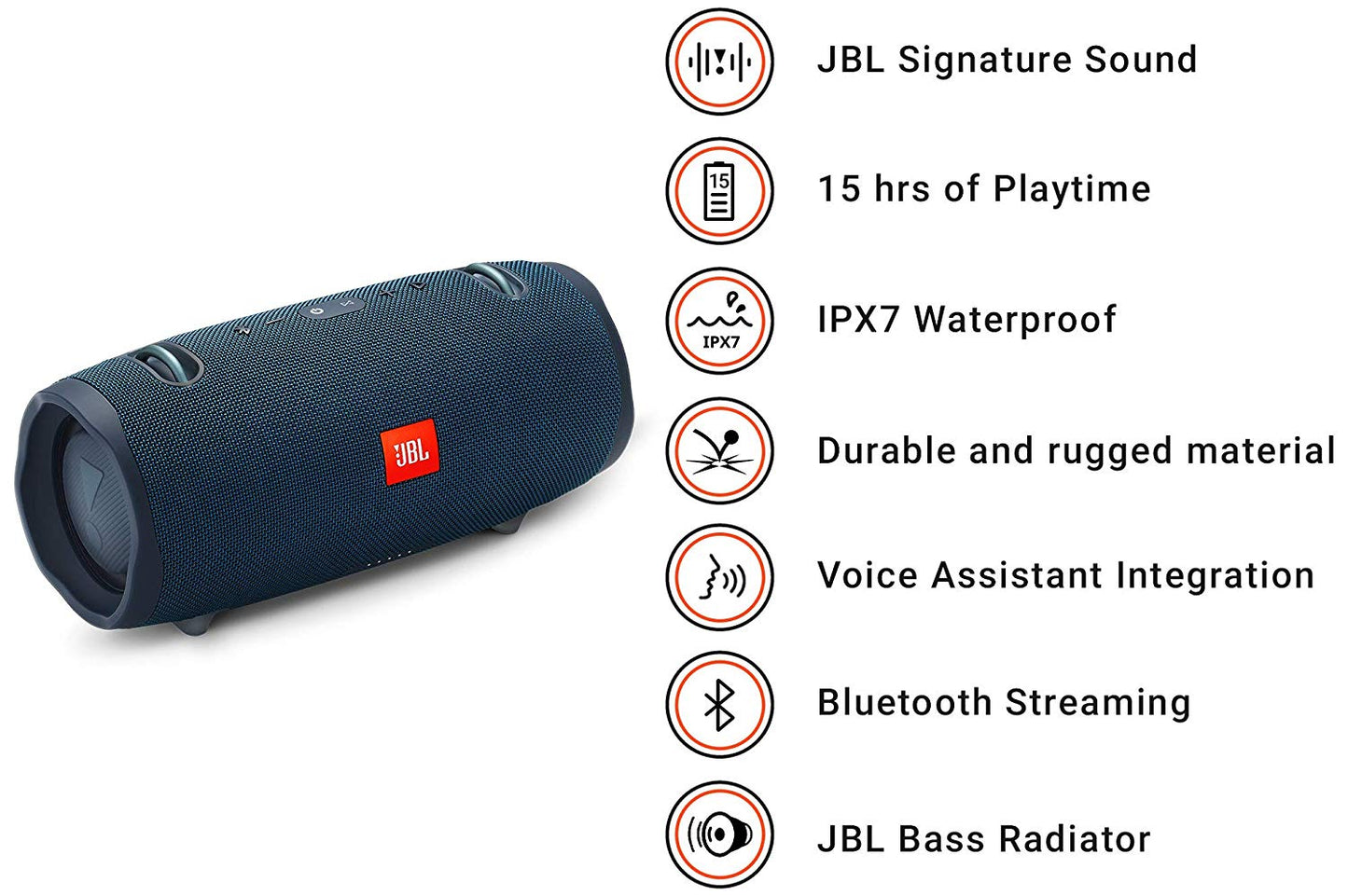 Parlante JBL Xtreme 2 Bluetooth Azul – imagen 2