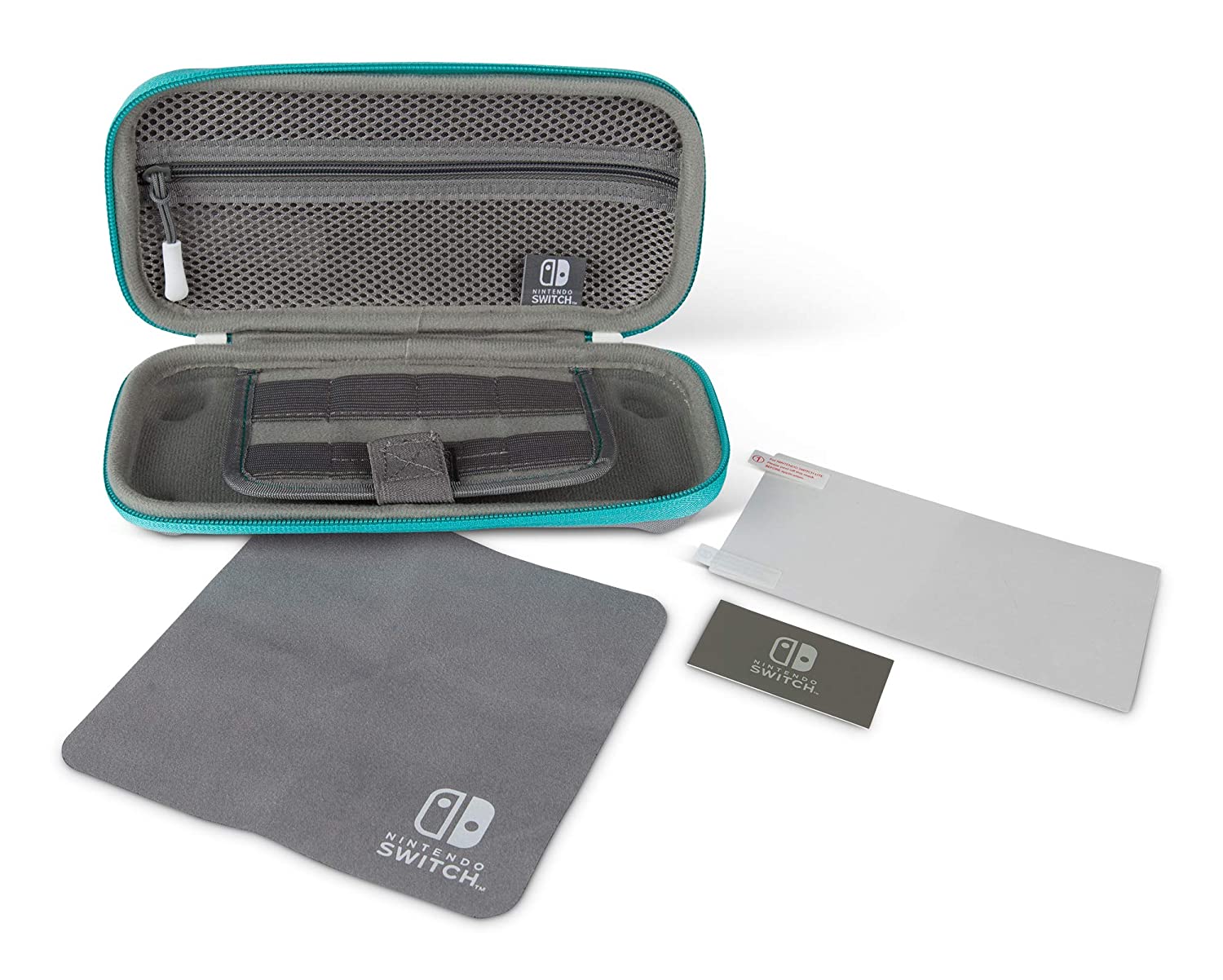 Bolso Protector Powera Nintendo Switch Lite Gris Celeste – imagen 6