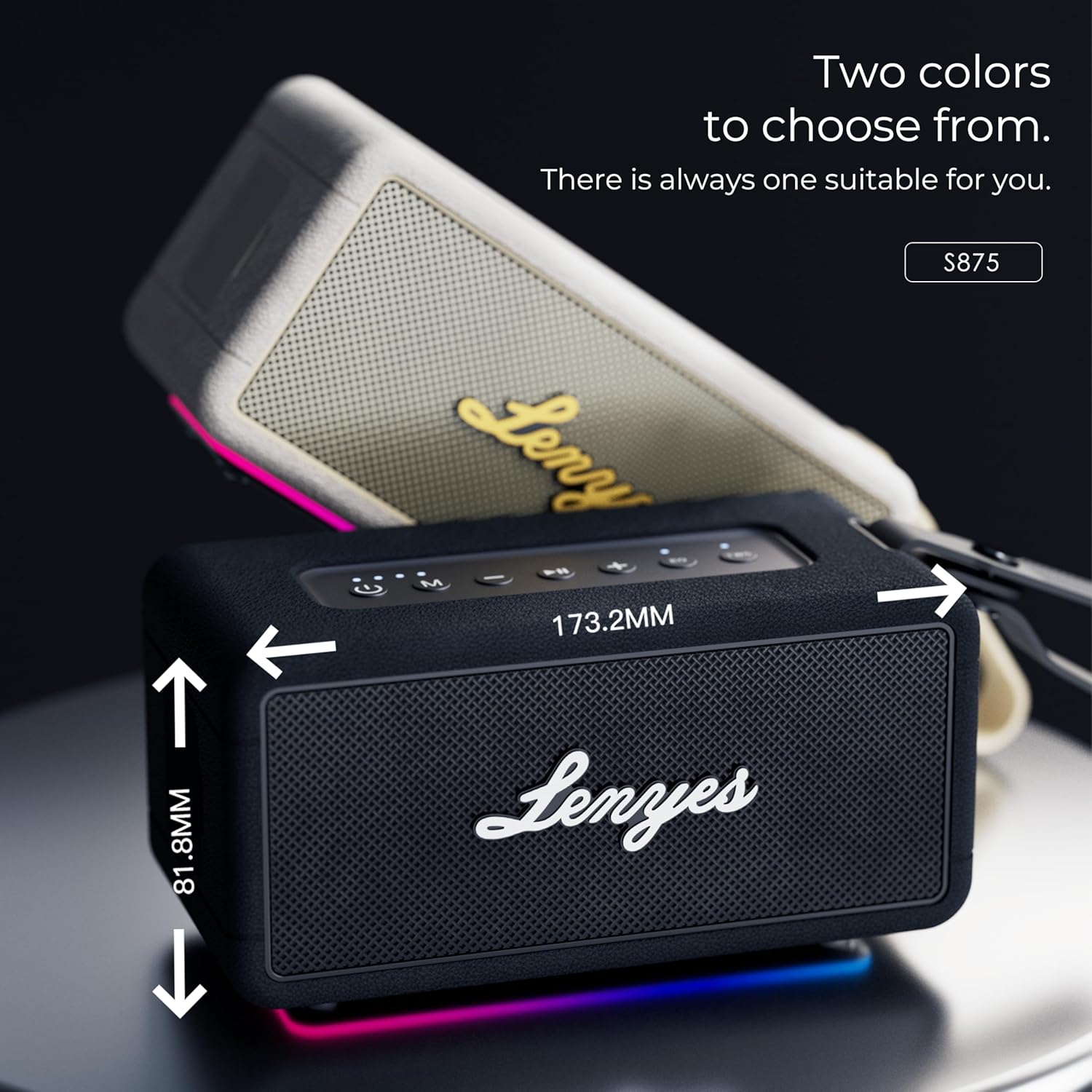 Parlante Bluetooth Lenyes S875 40w Negro – imagen 2